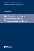 Cover: Die Grundrechtecharta in der Judikatur des Verfassungsgerichtshofes - Verlag &Ouml;sterreich