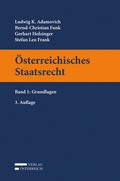 Cover: &Ouml;sterreichisches Staatsrecht - Verlag &Ouml;sterreich