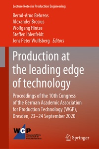 Enlarge image Cover: Production at the leading edge of technology - Springer