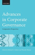 Cover: Advances in Corporate Governance - Oxford University Press
