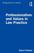 Cover: Professionalism and Values in Law Practice - Routledge