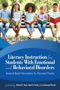 Cover: Literacy Instruction for Students with Emotional and Behavioral Disorders - Information Age Publishing