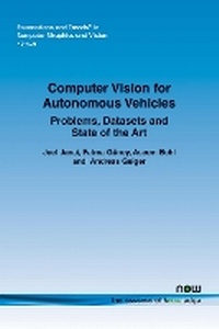 Enlarge image Cover: Computer Vision for Autonomous Vehicles - now publishers Inc