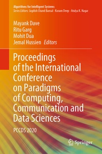 Enlarge image Cover: Proceedings of the International Conference on Paradigms of Computing, Communication and Data Sciences - Springer