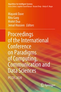 Enlarge image Cover: Proceedings of the International Conference on Paradigms of Computing, Communication and Data Sciences - Springer