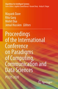 Enlarge image Cover: Proceedings of the International Conference on Paradigms of Computing, Communication and Data Sciences - Springer