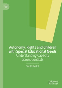 Enlarge image Cover: Autonomy, Rights and Children with Special Educational Needs - Palgrave Macmillan