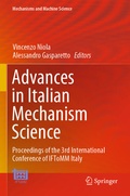 Cover: Advances in Italian Mechanism Science - Springer