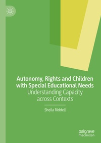 Enlarge image Cover: Autonomy, Rights and Children with Special Educational Needs - Palgrave Macmillan