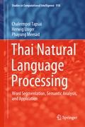Cover: Thai Natural Language Processing - Springer