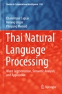 Cover: Thai Natural Language Processing - Springer