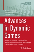 Cover: Advances in Dynamic Games - Birkh&auml;user