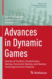 Enlarge image Cover: Advances in Dynamic Games - Birkhäuser