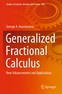 Cover: Generalized Fractional Calculus - Springer