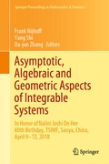 Cover: Asymptotic, Algebraic and Geometric Aspects of Integrable Systems - Springer
