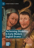 Cover: Performing Disability in Early Modern English Drama - Palgrave Macmillan