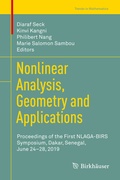 Cover: Nonlinear Analysis, Geometry and Applications - Birkh&auml;user