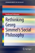 Cover: Rethinking Georg Simmel's Social Philosophy - Springer