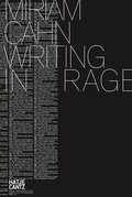 Cover: Miriam Cahn. WRITING IN RAGE - Hatje Cantz Verlag