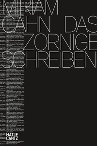Abbildung von: Miriam Cahn - Hatje Cantz Verlag