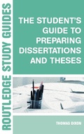 Cover: The Student's Guide to Preparing Dissertations and Theses - Routledge