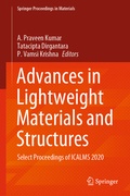 Cover: Advances in Lightweight Materials and Structures - Springer