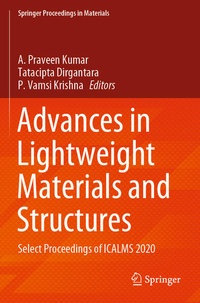 Enlarge image Cover: Advances in Lightweight Materials and Structures - Springer