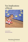 Cover: Tax Implications of Brexit - Bloomsbury Professional