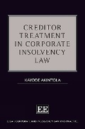 Cover: Creditor Treatment in Corporate Insolvency Law - Edward Elgar Publishing