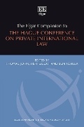 Cover: The Elgar Companion to the Hague Conference on Private International Law - Edward Elgar Publishing