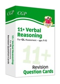 Cover: 11+ GL Revision Question Cards: Verbal Reasoning - Ages 9-10 - Coordination Group Publications Ltd (CGP)
