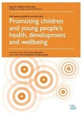 Cover: Promoting children and young people's health, development and wellbeing - Child and Family Training