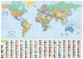 Cover: Philip's RGS World Wall Map (with Flags) - Philip's