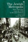 Cover: The Jewish Metropolis - Academic Studies Press