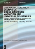 Cover: Grammaticalization Scenarios from Africa, the Americas, and the Pacific - De Gruyter Mouton