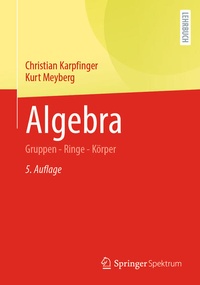 Enlarge image Cover: Algebra - Springer Spektrum