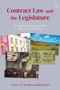 Cover: Contract Law and the Legislature - Hart Publishing