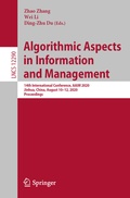 Cover: Algorithmic Aspects in Information and Management - Springer