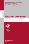 Cover: Electronic Government - Springer