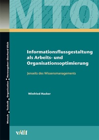 Abbildung von: Informationsflussgestaltung als Arbeits- und Organisationsoptimierung - vdf Hochschulverlag AG