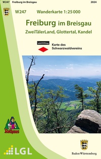 Abbildung von: W247 Wanderkarte 1:25 000 Freiburg im Breisgau - Landesamt für Geoinformation und Landentwicklung Baden-Württemberg (LGL)