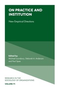 Cover: On Practice and Institution - Emerald Publishing Limited