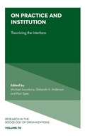 Cover: On Practice and Institution - Emerald Publishing Limited