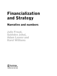 Abbildung von: Financialization and Strategy - Routledge