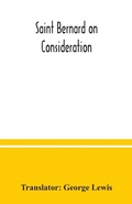 Cover: Saint Bernard On consideration - ALPHA EDITION
