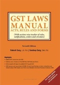 Cover: GST Laws Manual - Bloomsbury Publishing India Pvt Ltd