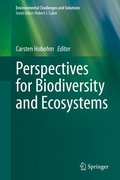 Cover: Perspectives for Biodiversity and Ecosystems - Springer