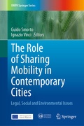 Cover: The Role of Sharing Mobility in Contemporary Cities - Springer