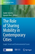 Cover: The Role of Sharing Mobility in Contemporary Cities - Springer