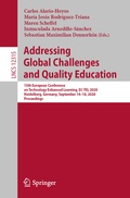 Cover: Addressing Global Challenges and Quality Education - Springer